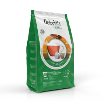 Teekapslid DolceVita "Apelsini & kaneeli taimetee" Nespresso®