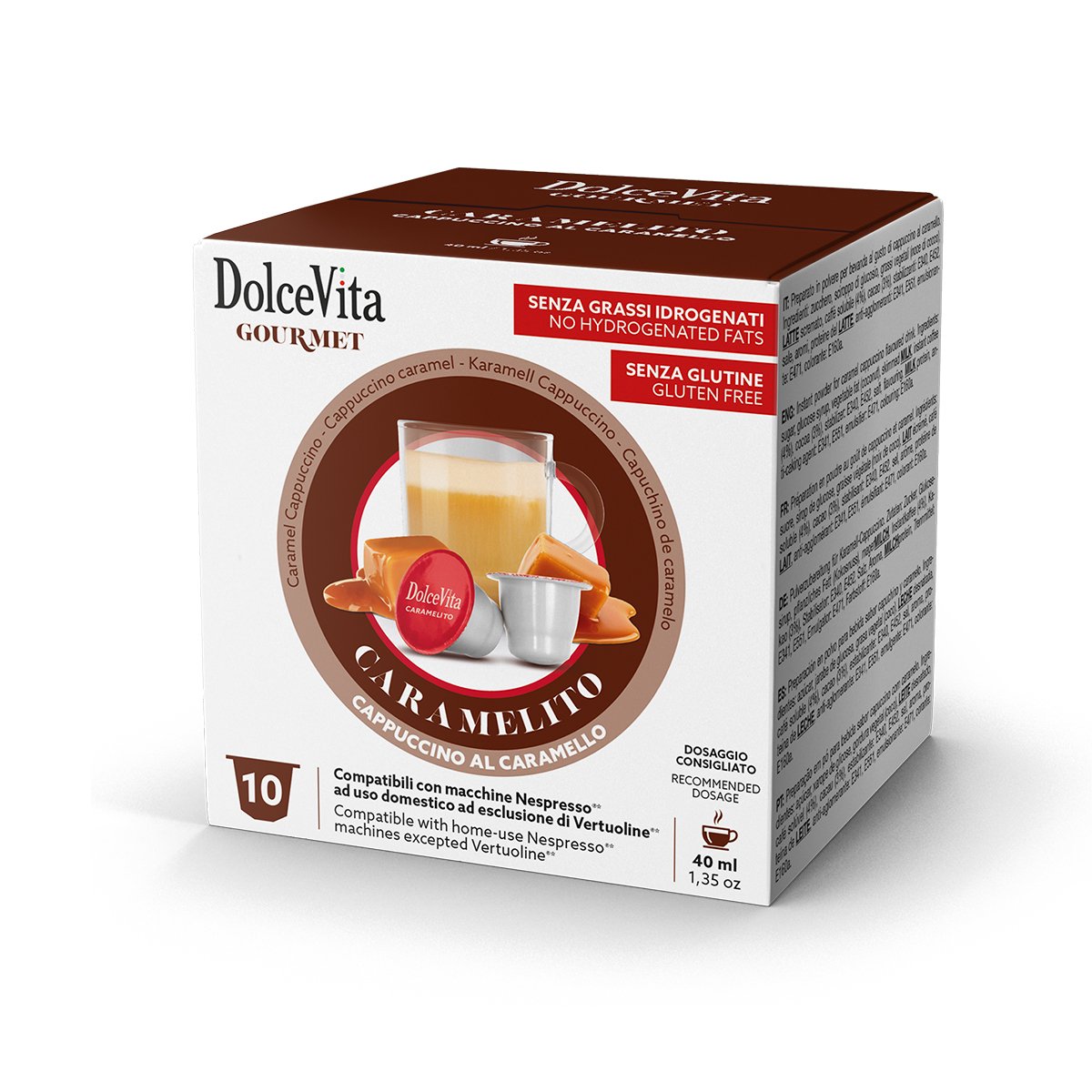 Kohvikapsel DolceVita Karamellikohv Nespresso® 10 kapslit